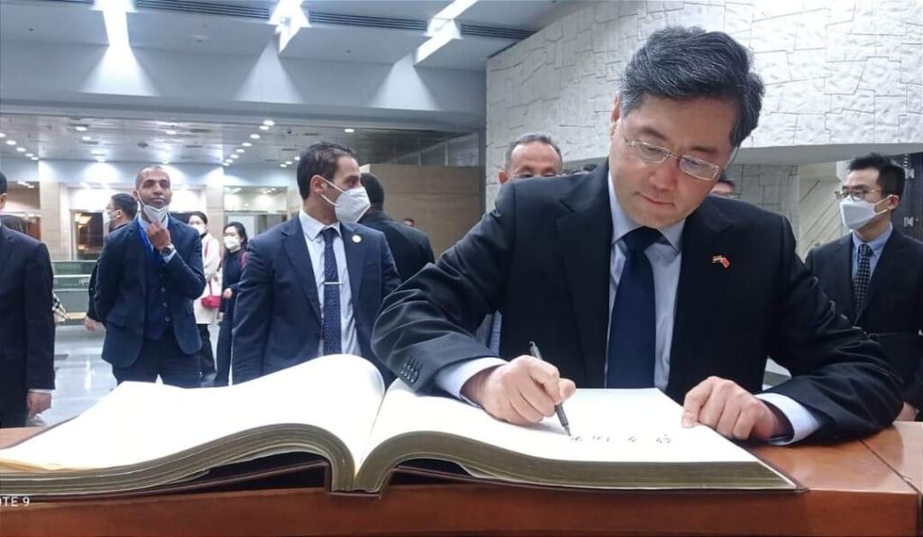 Le ministre chinois des Affaires étrangères au musée de la civilisation 7 - Le Progrès Egyptien