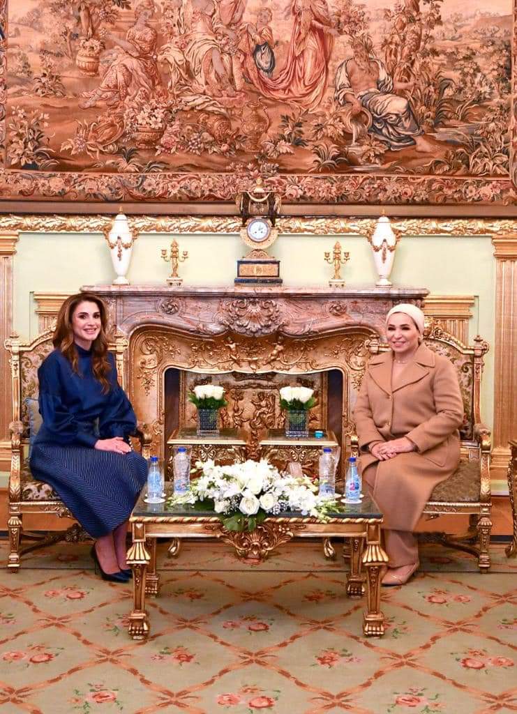 <strong>L’épouse du Président reçoit la reine Rania</strong> 10 - Le Progrès Egyptien <strong>L’épouse du Président reçoit la reine Rania</strong> 9 - Le Progrès Egyptien