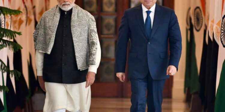 Le Président Al-Sissi et le PM indien assistent à la signature de nombre de mémorandums de coopération 1 - Le Progrès Egyptien