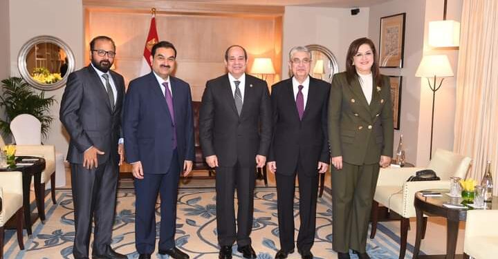 Al-Sissi s'entretient avec le PDG du Groupe Adani 1 - Le Progrès Egyptien