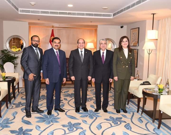 Al-Sissi s'entretient avec le PDG du Groupe Adani 1 - Le Progrès Egyptien