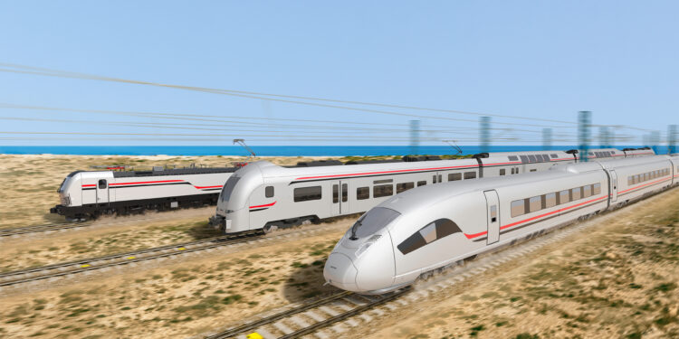 Bond dans les moyens de transport durable 1 - Le Progrès Egyptien Siemens Mobility to install a 2,000 km state-of-the-art high-speed rail network that will connect all major cities throughout the country with trains that can operate up to 230 km/h. The integrated system will create the 6th largest high-speed rail network in the world, and will provide 90% of Egyptians access to a modern, safe, and affordable transportation system. The fully electrified network will cut carbon emissions by 70% compared to current car or bus transport, further supporting Egypt’s efforts in transforming its mobility to a more sustainable one. Siemens Mobility will deliver its Velaro high-speed trains, Desiro High Capacity regional train sets, and Vectron freight locomotives.