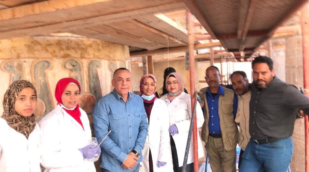 Nettoyage de 37 colonnes au temple de Karnak 1 - Le Progrès Egyptien