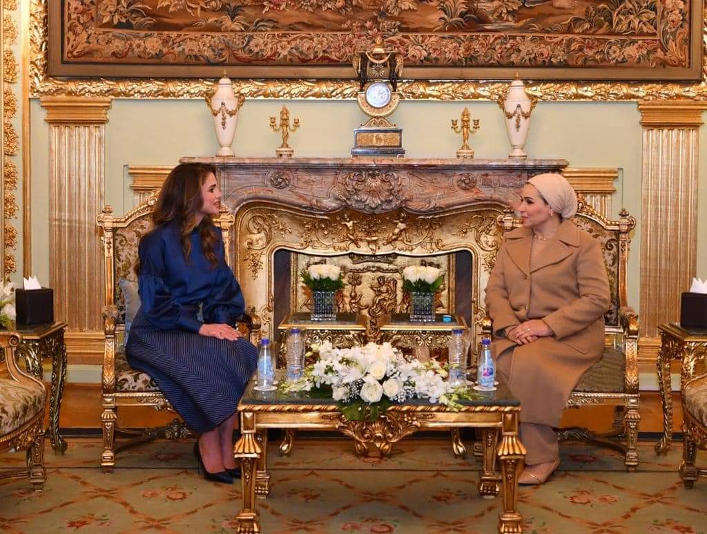 <strong>L’épouse du Président reçoit la reine Rania</strong> 12 - Le Progrès Egyptien <strong>L’épouse du Président reçoit la reine Rania</strong> 11 - Le Progrès Egyptien
