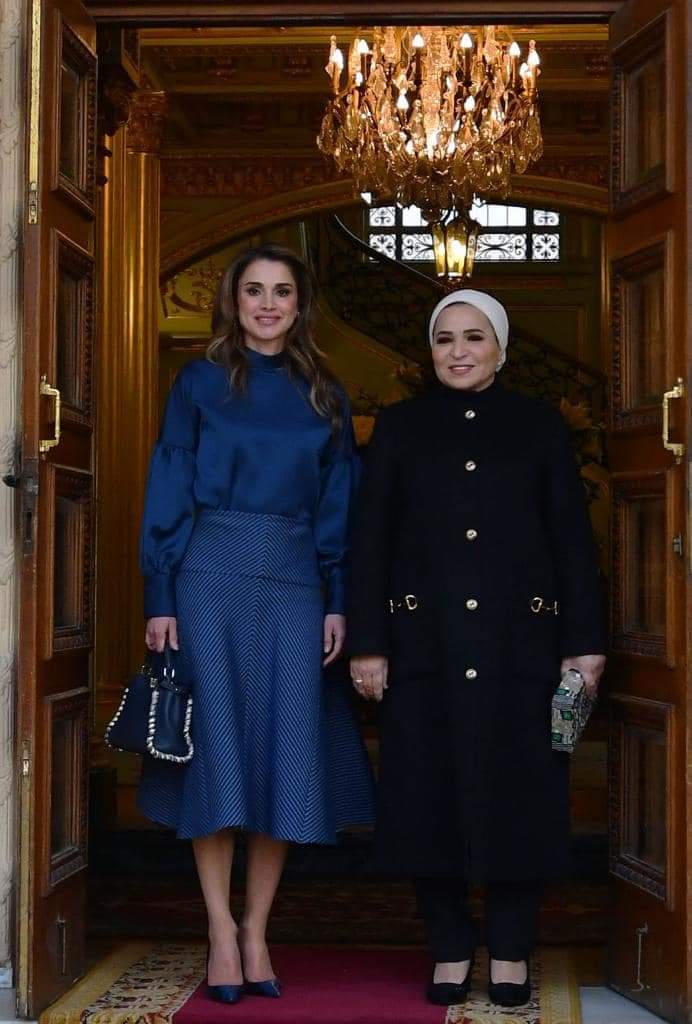 <strong>L’épouse du Président reçoit la reine Rania</strong> 6 - Le Progrès Egyptien <strong>L’épouse du Président reçoit la reine Rania</strong> 5 - Le Progrès Egyptien