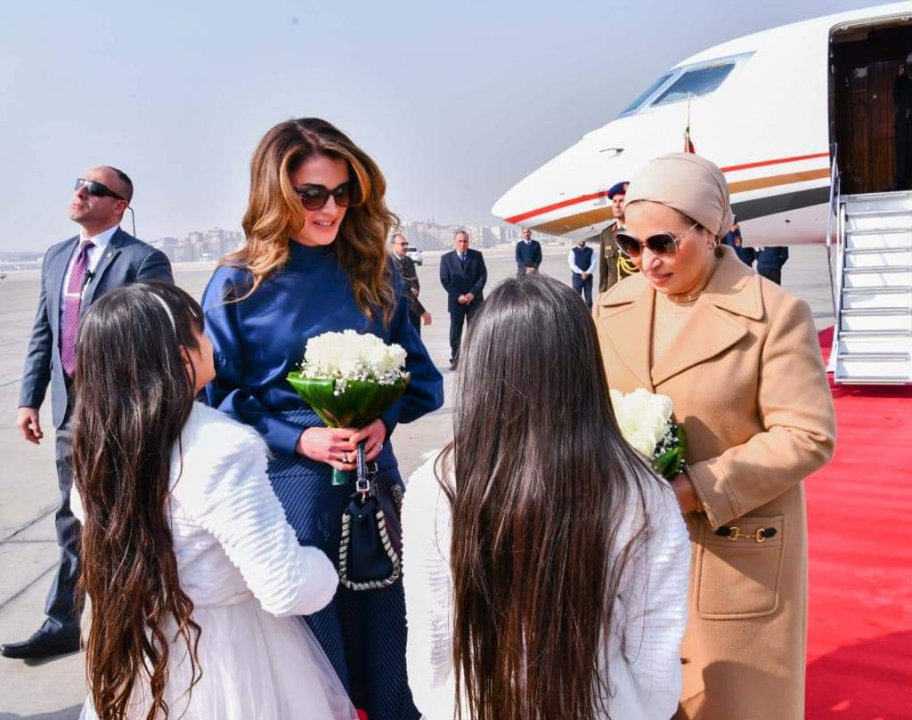 <strong>L’épouse du Président reçoit la reine Rania</strong> 4 - Le Progrès Egyptien <strong>L’épouse du Président reçoit la reine Rania</strong> 3 - Le Progrès Egyptien