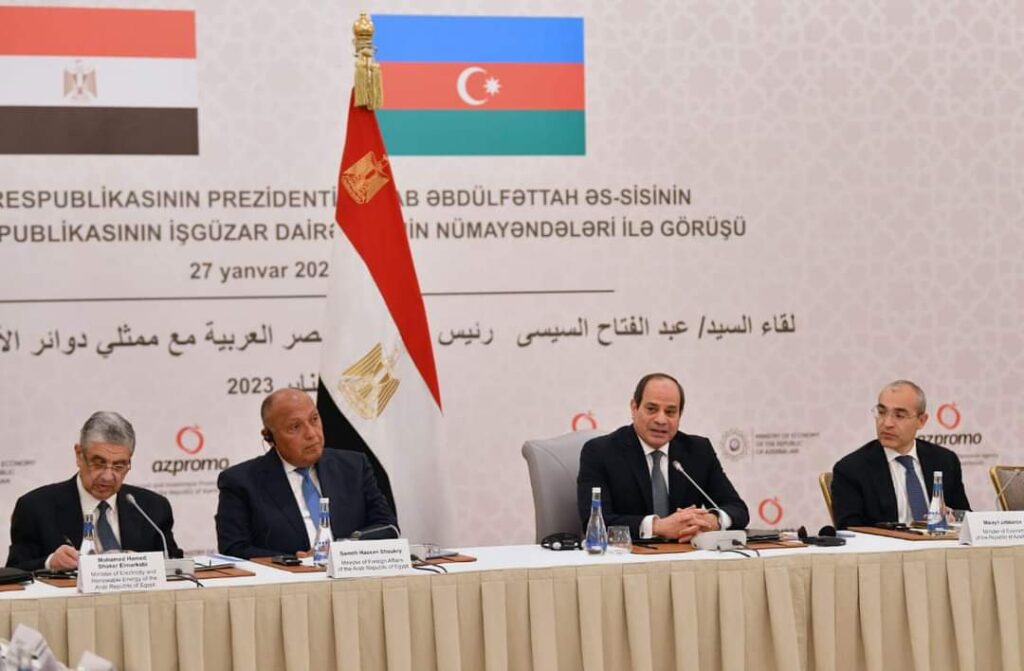 Al-Sissi : L’Égypte aspire à maximiser le volume des investissements avec l’Azerbaïdjan (Photos) 4 - Le Progrès Egyptien Al-Sissi : L’Égypte aspire à maximiser le volume des investissements avec l’Azerbaïdjan (Photos) 3 - Le Progrès Egyptien