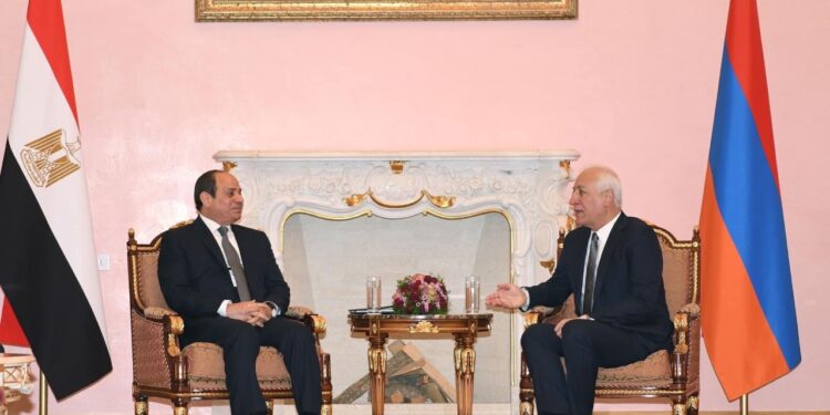 Président arménien: Nous avons besoin des conseils du Président Al-Sissi qui a surmonté de grands défis 1 - Le Progrès Egyptien