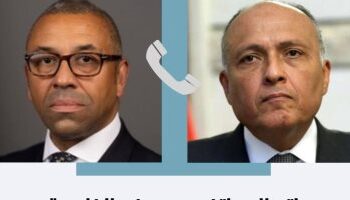 Le Caire et Londres discutent des développements dangereux dans les territoires palestiniens