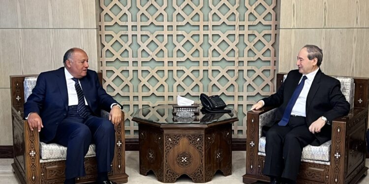 <strong>Choucri confirme le soutien de l'Egypte à la Syrie face à l’épreuve du séisme</strong> 2 - Le Progrès Egyptien <strong>Choucri confirme le soutien de l'Egypte à la Syrie face à l’épreuve du séisme</strong> 1 - Le Progrès Egyptien