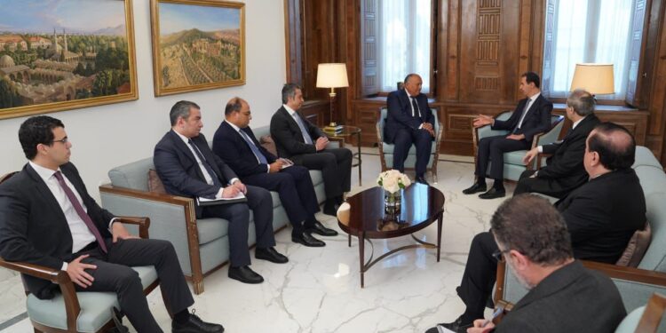 <strong>Al-Assad remercie Al-Sissi pour son appel téléphonique à la suite du séisme</strong> 2 - Le Progrès Egyptien <strong>Al-Assad remercie Al-Sissi pour son appel téléphonique à la suite du séisme</strong> 1 - Le Progrès Egyptien