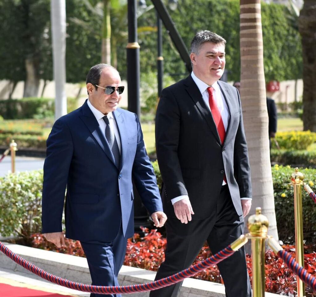 Le Président reçoit son homologue croate 6 - Le Progrès Egyptien Le Président reçoit son homologue croate 5 - Le Progrès Egyptien