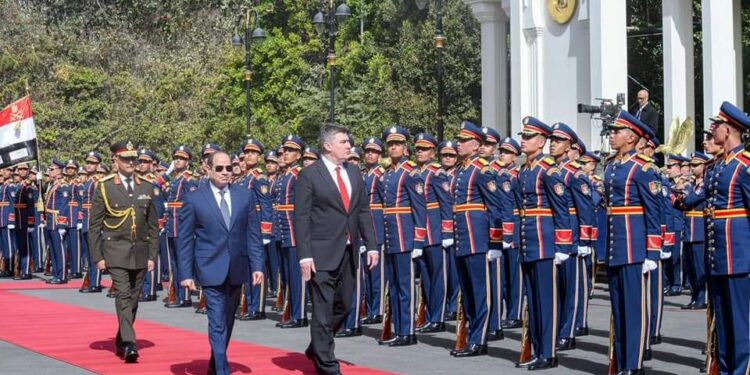 <strong>Président de la Croatie : Etablir une coopération avec l'Égypte dans les domaines touristique et militaire</strong> 1 - Le Progrès Egyptien