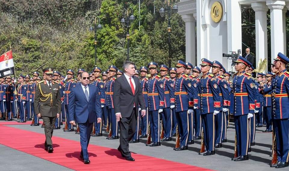 <strong>Président de la Croatie : Etablir une coopération avec l'Égypte dans les domaines touristique et militaire</strong> 1 - Le Progrès Egyptien