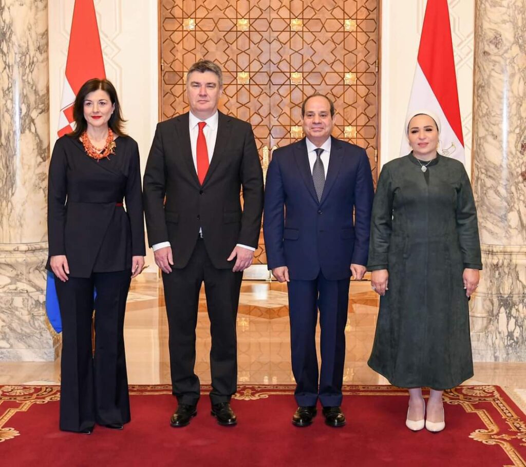 Le Président reçoit son homologue croate 8 - Le Progrès Egyptien Le Président reçoit son homologue croate 7 - Le Progrès Egyptien