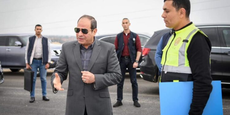 Gizeh : Al-Sissi inspecte les projets d'axes routiers 2 - Le Progrès Egyptien Gizeh : Al-Sissi inspecte les projets d'axes routiers 1 - Le Progrès Egyptien