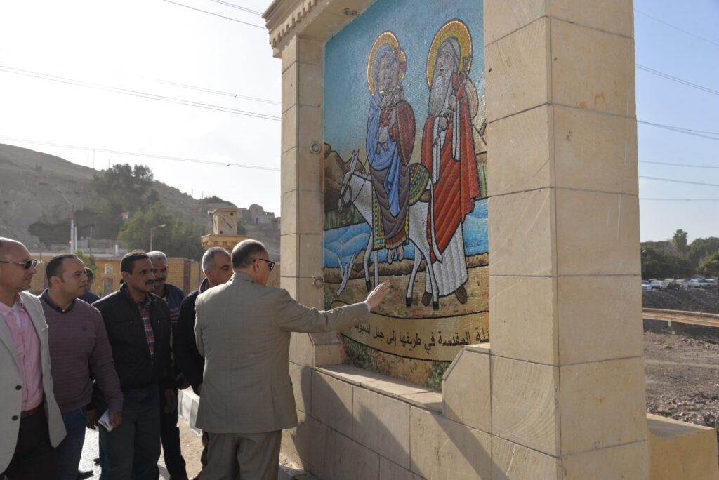 <strong>Le gouverneur d'Assiout inspecte les dernières retouches du projet du voyage de la Sainte-famille</strong> 7 - Le Progrès Egyptien