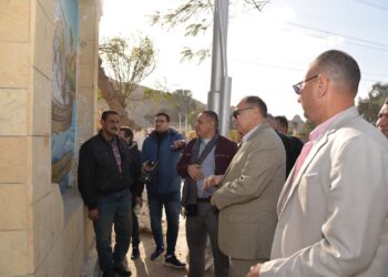 Le gouverneur d’Assiout inspecte les dernières retouches du projet du voyage de la Sainte-famille