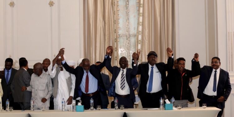 <strong>Des forces soudanaises signent une feuille de route pour la période de transition</strong> 2 - Le Progrès Egyptien <strong>Des forces soudanaises signent une feuille de route pour la période de transition</strong> 1 - Le Progrès Egyptien