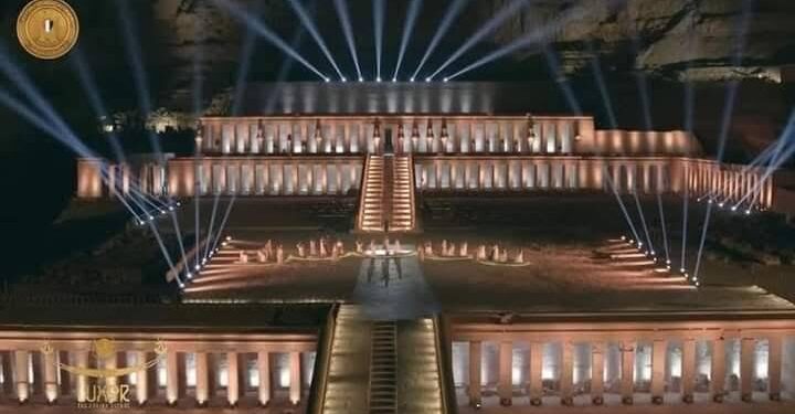 Une soirée musicale au temple d’ Hatchepsout 2 - Le Progrès Egyptien Une soirée musicale au temple d’ Hatchepsout 1 - Le Progrès Egyptien