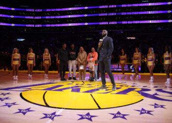 NBA : Los Angeles célèbre LeBron meilleur marqueur