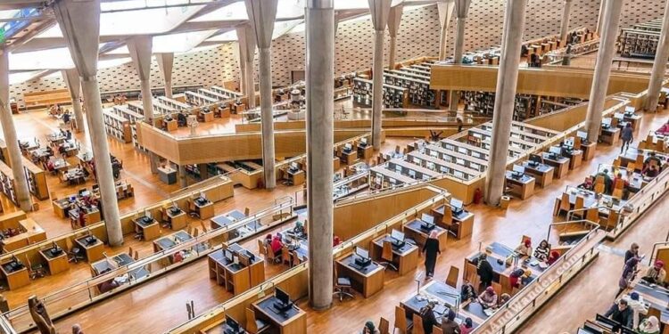 La Bibliotheca Alexandrina, 2e plus grande bibliothèque francophone dans le monde 1 - Le Progrès Egyptien