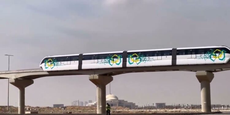 Fonctionnement expérimental du Monorail du Caire 1 - Le Progrès Egyptien