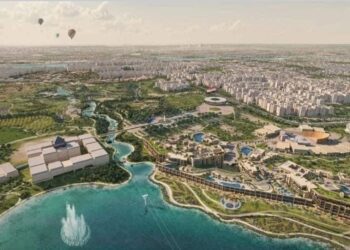 Voir les Pyramides depuis la Place Sphinx !