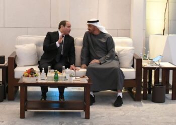 Le président des EAU reçoit le Président Al-Sissi dès son arrivée à Abou Dhabi