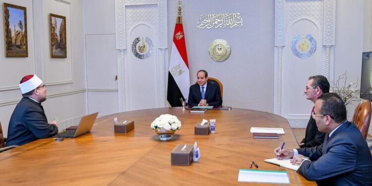 Al-Sissi : Améliorer les conditions des Imams et de leurs programmes de développement 1 - Le Progrès Egyptien