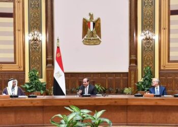 Le Président reçoit les chefs des parlements arabes
