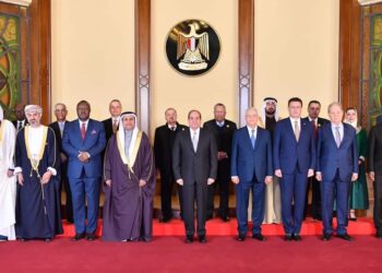 Le Président reçoit les chefs des parlements arabes