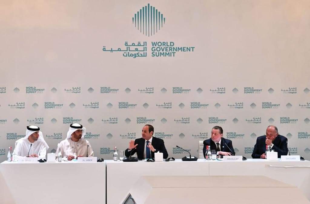 Dubaï : Le Président participe au sommet mondial des gouvernements (Photos ) 5 - Le Progrès Egyptien