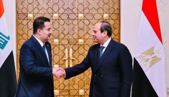 Le Président Al-Sissi reçoit le Premier ministre irakien