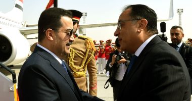 Madbouli reçoit le PM irakien à l'aéroport du Caire 2 - Le Progrès Egyptien Madbouli reçoit le PM irakien à l'aéroport du Caire 1 - Le Progrès Egyptien