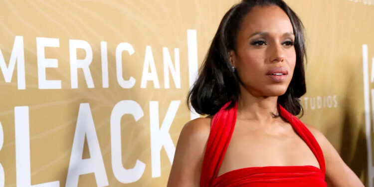 Kerry Washington s’illustre dans une robe portée par Whitney Houston en 1996 2 - Le Progrès Egyptien Kerry Washington s’illustre dans une robe portée par Whitney Houston en 1996 1 - Le Progrès Egyptien