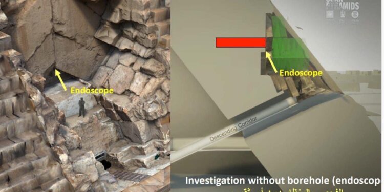 Découverte d’une nouvelle galerie dans la pyramide de Khéop 1 - Le Progrès Egyptien