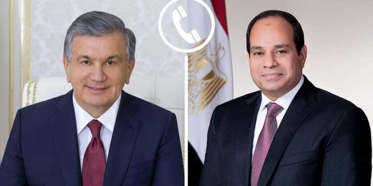 Le président Al-Sissi appelle son homologue Ouzbek 1 - Le Progrès Egyptien