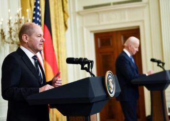 Biden reçoit Scholz pour un message d’unité