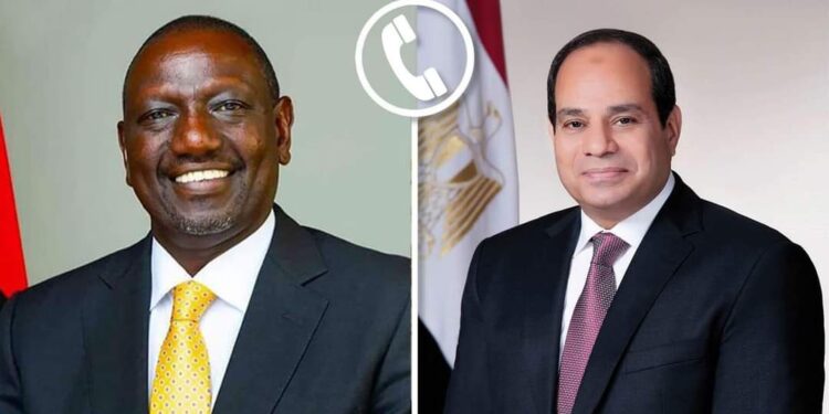 Al-Sissi examine avec son homologue kényan la paix et la sécurité en Afrique 1 - Le Progrès Egyptien
