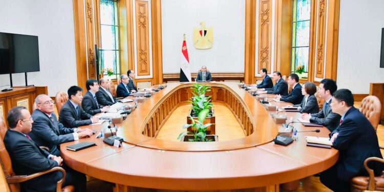 <strong>Le Président reçoit le président de China International Energy Group</strong> 1 - Le Progrès Egyptien