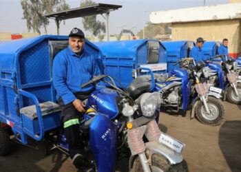 100 tricycles pour la collecte des ordures dans les ruelles du Caire