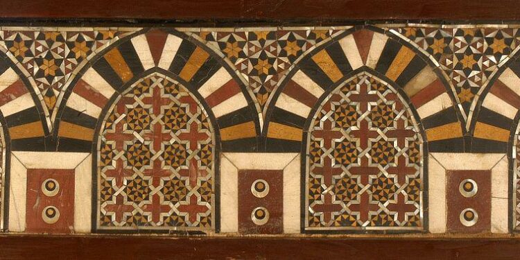 Panneau en mosaïque de marbre 2 - Le Progrès Egyptien Panneau en mosaïque de marbre 1 - Le Progrès Egyptien