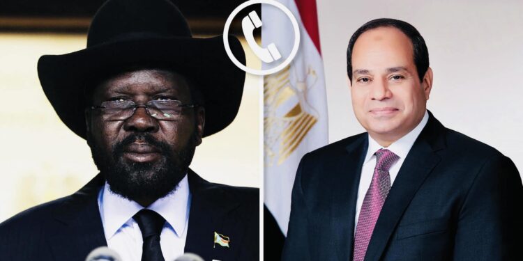 Al-Sissi et Salva Kiir appellent à un cessez-le-feu immédiat au Soudan 2 - Le Progrès Egyptien Al-Sissi et Salva Kiir appellent à un cessez-le-feu immédiat au Soudan 1 - Le Progrès Egyptien