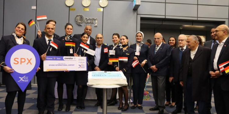 L’aéroport international Sphinx accueille les premiers votoils de Condor 2 - Le Progrès Egyptien L’aéroport international Sphinx accueille les premiers votoils de Condor 1 - Le Progrès Egyptien