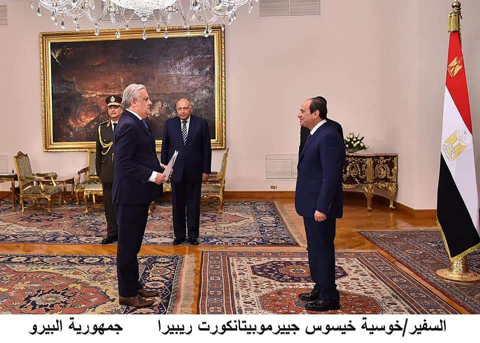 Al-Sissi reçoit les lettres de créance de nouveaux ambassadeurs en Egypte 4 - Le Progrès Egyptien Al-Sissi reçoit les lettres de créance de nouveaux ambassadeurs en Egypte 3 - Le Progrès Egyptien