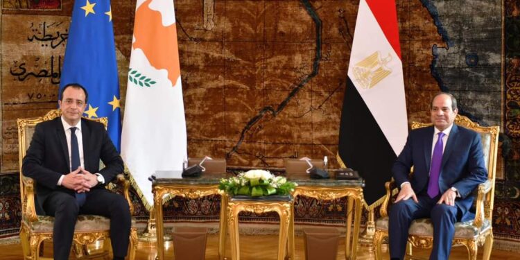 Le Président examine avec son homologue chypriote la coopération bilatérale ( Photos) 1 - Le Progrès Egyptien