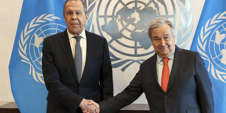La situation au P-O et en Ukraine au menu d'un entretien Guterres/Lavrov 2 - Le Progrès Egyptien La situation au P-O et en Ukraine au menu d'un entretien Guterres/Lavrov 1 - Le Progrès Egyptien