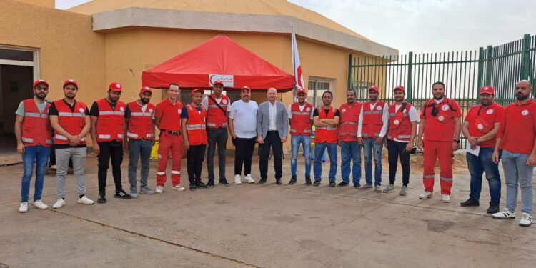 Croissant Rouge égyptien: Un centre de services au point de passage d'Arqin 2 - Le Progrès Egyptien Croissant Rouge égyptien: Un centre de services au point de passage d'Arqin 1 - Le Progrès Egyptien