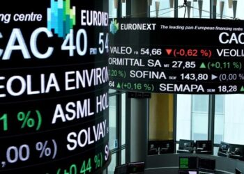 La Bourse de Paris en retrait
